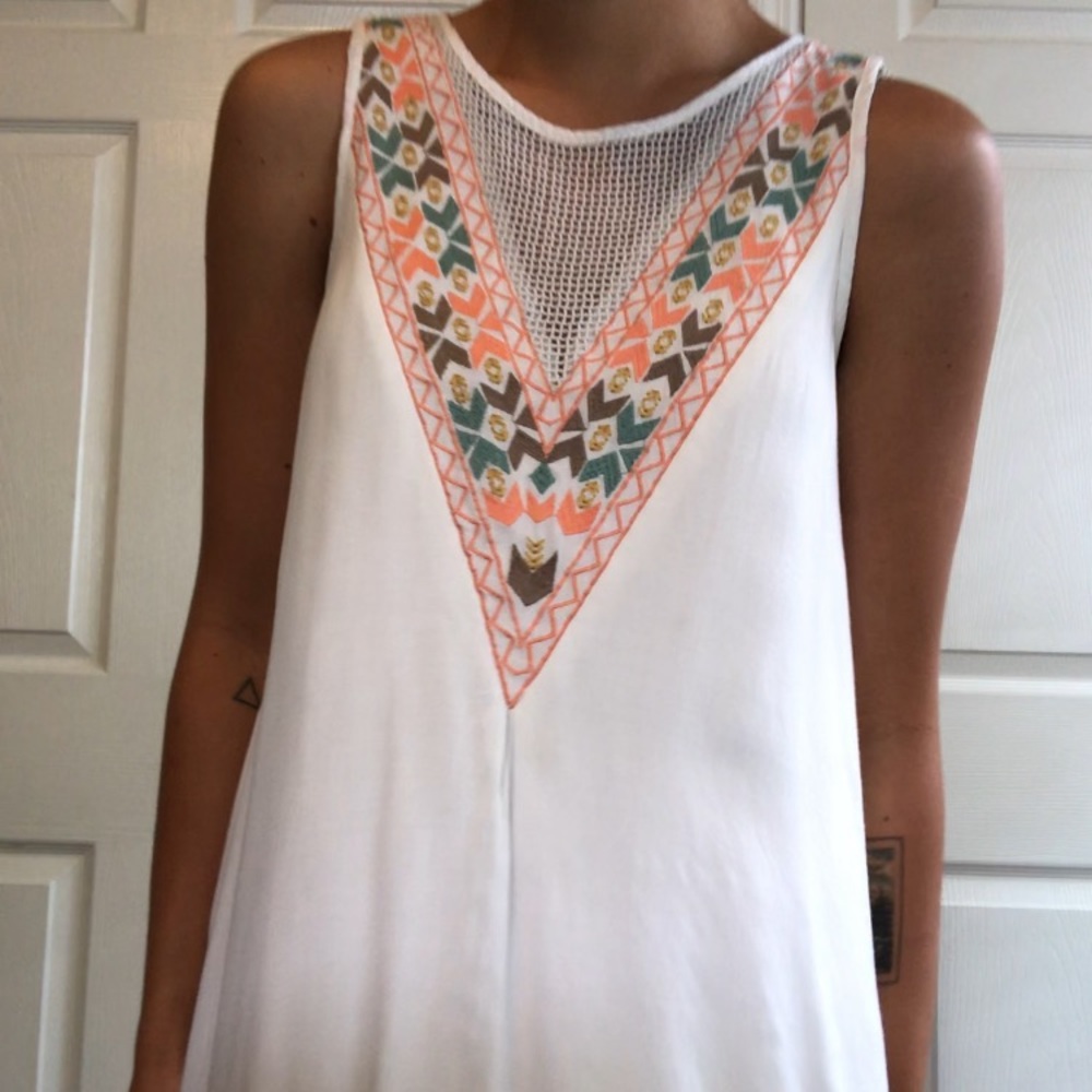 3/$15 White Entro Sundress